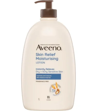 Aveeno Skin Relief Fragrance Free Body Lotion 1L - Each