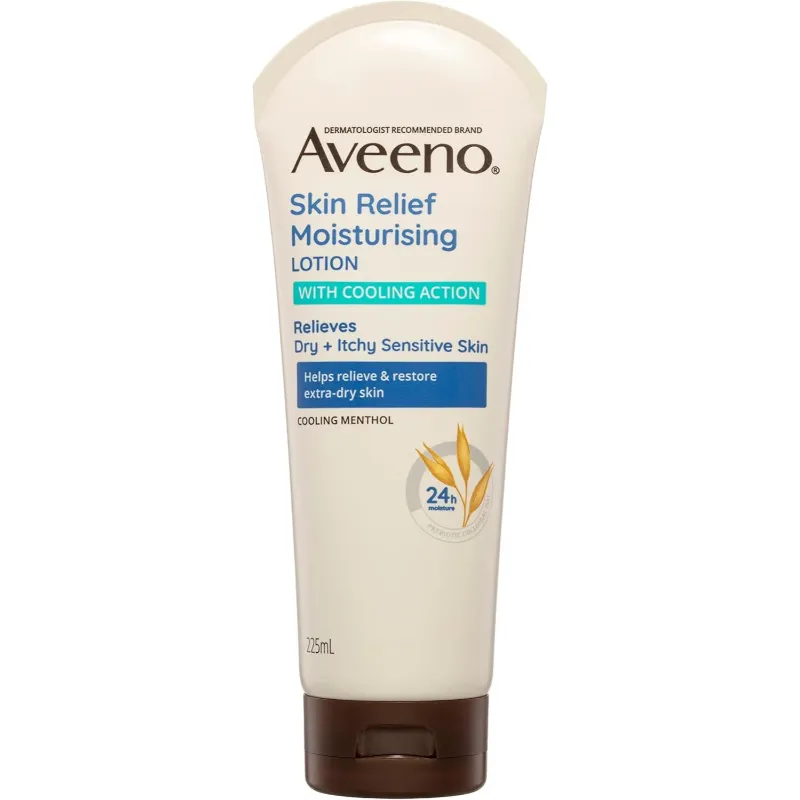 Aveeno Skin Relief Moisturising Lotion With Cooling Action 225mL Aveeno Skin Relief Moisturising Lotion With Cooling Action 225mL