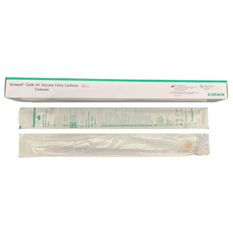 B. Braun Urimed Foley Catheter Tiemann 2-Way 10mL Silicone 40cm B. Braun Urimed Foley Catheter Tiemann 2-Way 10mL Silicone 40cm