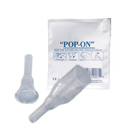 BARD Pop-On Self Adhesive Male External Catheter 3cm