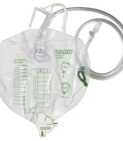 BARD Urinary Drainage Bag with Safety-Flow Outlet Device 2000mL