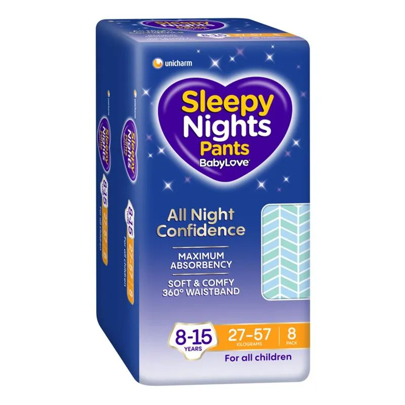 Babylove Sleepy Night Pants Convenience 8-15 Years 27-57 Kg Babylove Sleepy Night Pants Convenience 8-15 Years 27-57 Kg