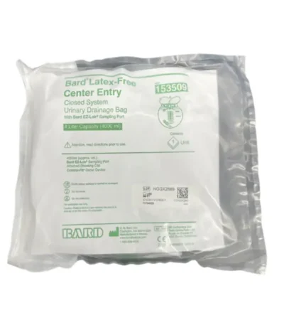 Bard Drain Bag 4000mL Sterile 120cm Tube Lever Tap (153509)