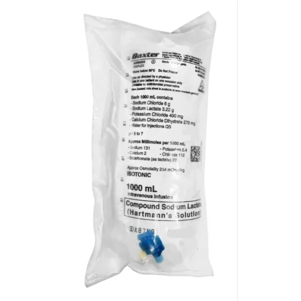 Baxter Hartmann's 1000mL Bag Solution Compound