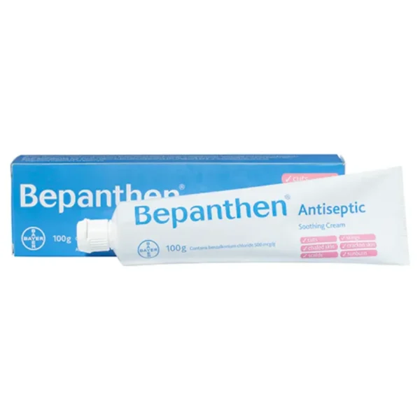 Bepanthen Antiseptic Soothing Cream Benzalkonium Chloride 100g