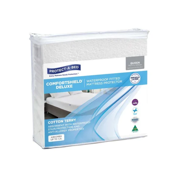 Protect-A-Bed Comfortshield Deluxe Mattress Protector - All Sizes