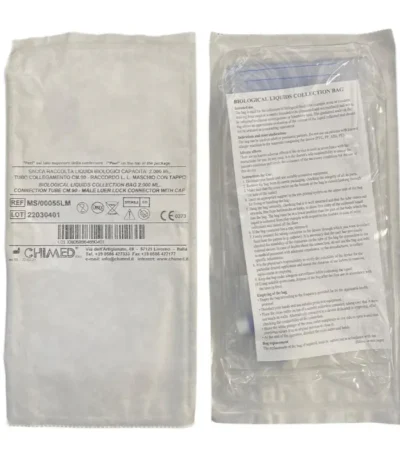 Chimed Drain Bag 2000mL Luer Lock