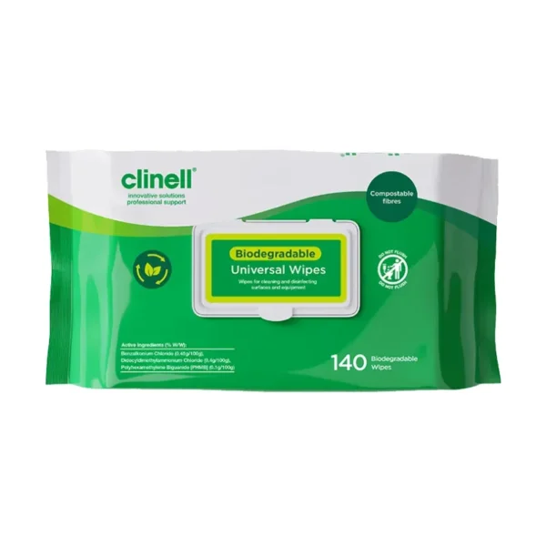 Clinell Biodegradable Universal Wipes