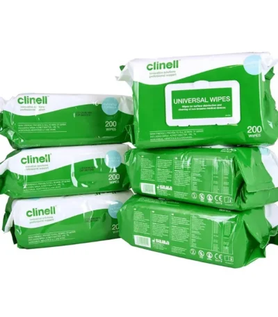 Clinell Universal Sanitising Wipes 25cm x 25cm
