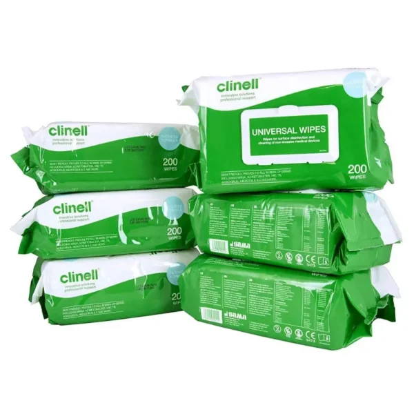Clinell Universal Sanitising Wipes 25cm x 25cm