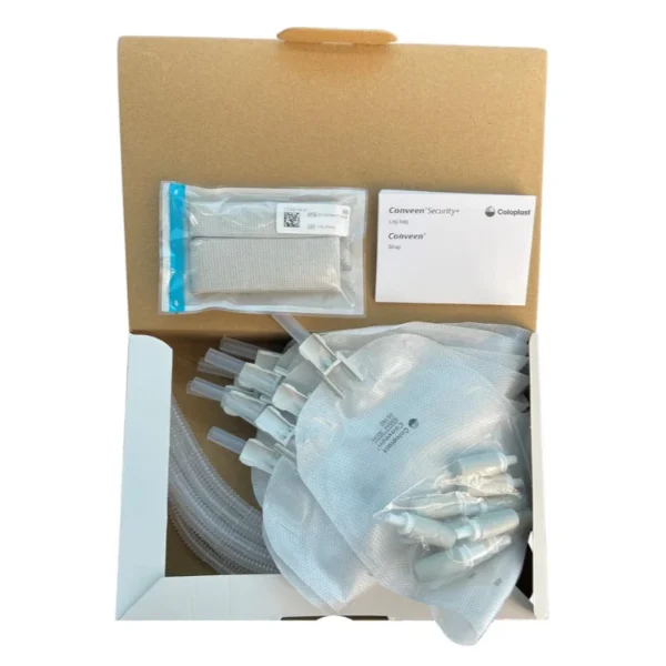 Coloplast Conveen Leg Bag Unisex 500ml Non Sterile 30Cm Tube White Design Clamp Tap 5160