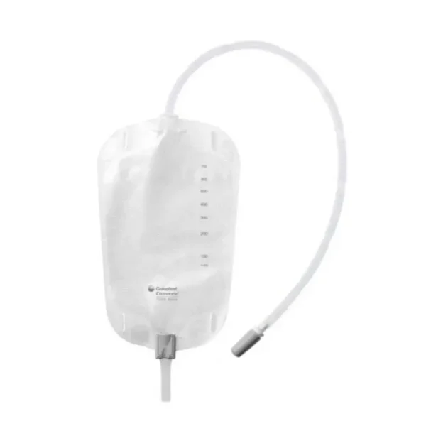 Coloplast Conveen Leg Bag Unisex 750Ml Non Sterile 50Cm Tube White Design Clamp Tap 5167 - Box of 10