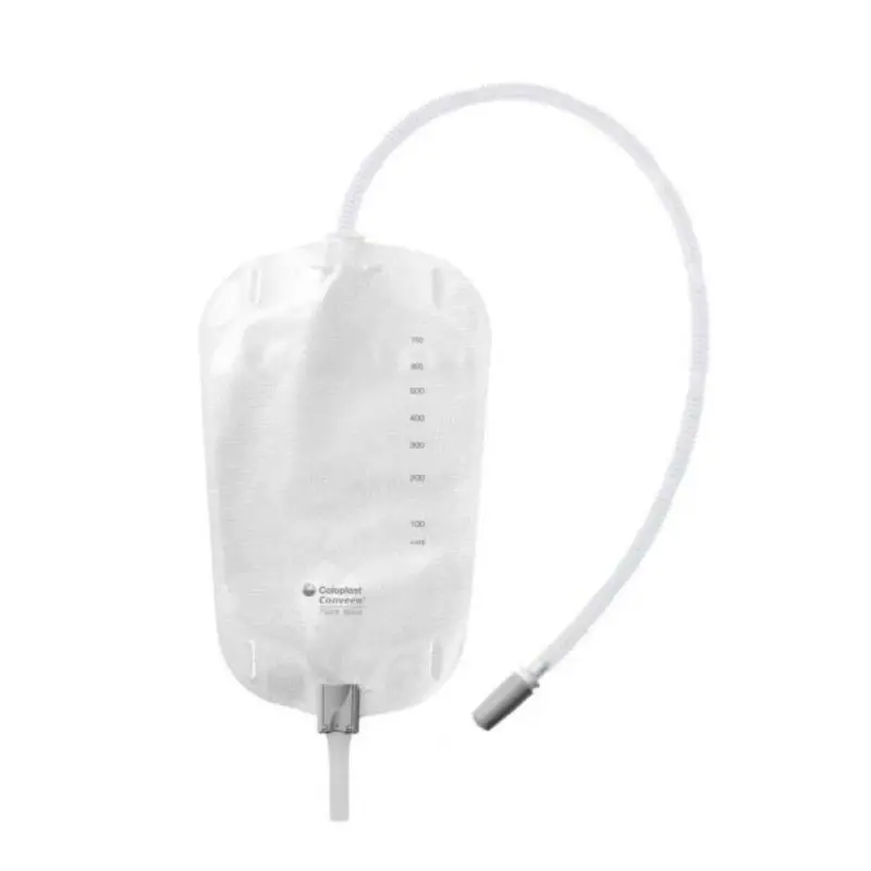 Coloplast Conveen Leg Bag Unisex 750Ml Non Sterile 50Cm Tube White Design Clamp Tap 5167 - Box of 10 Coloplast Conveen Leg Bag Unisex 750Ml Non Sterile 50Cm Tube White Design Clamp Tap 5167 - Box of 10