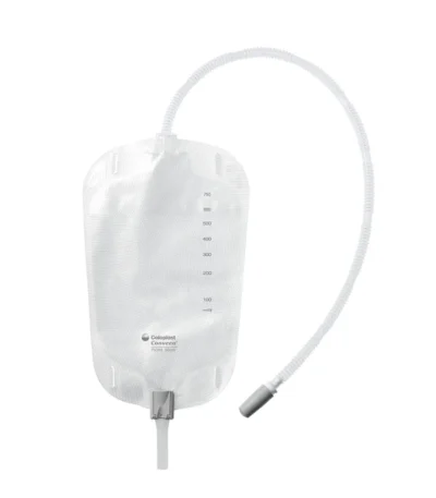 Coloplast Conveen Leg Bag Unisex Non Sterile Tube White Design Clamp Tap