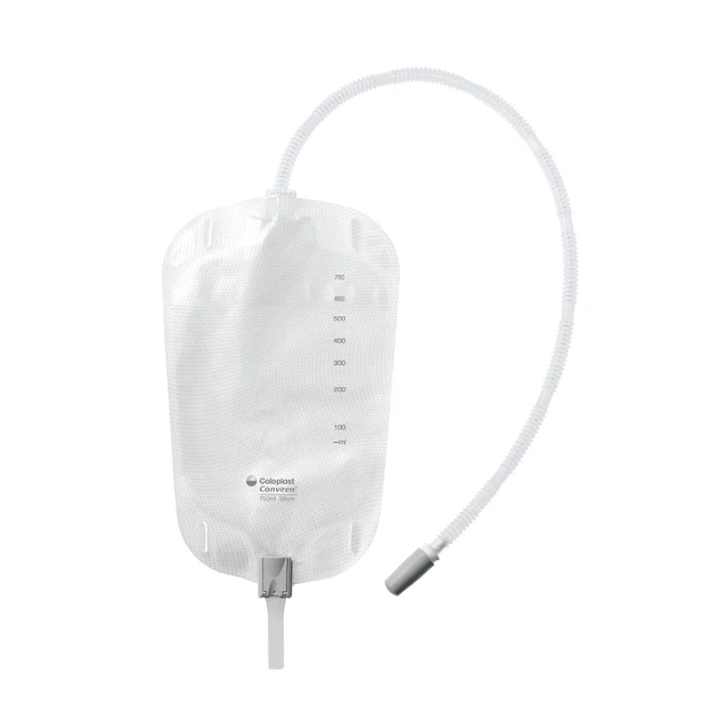 Coloplast Conveen Leg Bag Unisex Non Sterile Tube White Design Clamp Tap Coloplast Conveen Leg Bag Unisex Non Sterile Tube White Design Clamp Tap