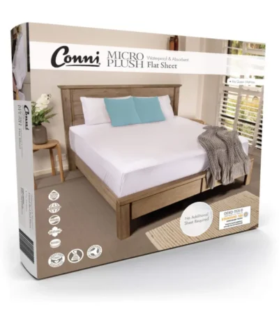 Conni Micro-Plush Waterproof Flat Sheet