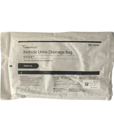 Covidien Kendall Drain Bag K-4 Curity 2000mL Sterile 110cm Tube Closed System