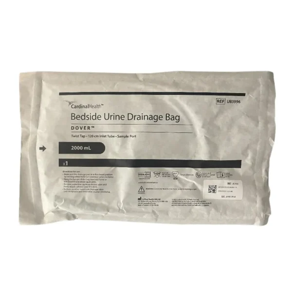 Covidien Kendall Drain Bag K-4 Curity 2000mL Sterile 110cm Tube Closed System