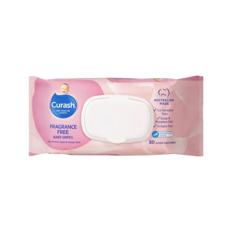 Curash Fragrance Free Baby Wipes Curash Fragrance Free Baby Wipes