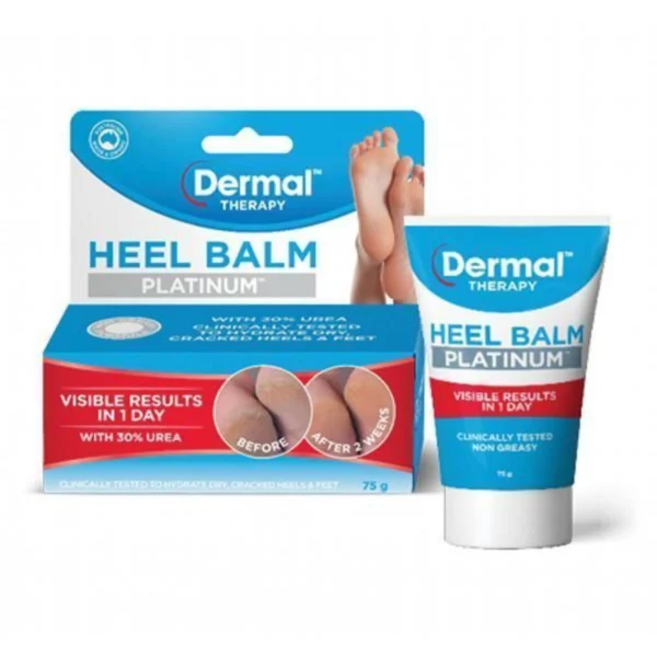 Dermal Therapy Platinum Heel Balm 75G