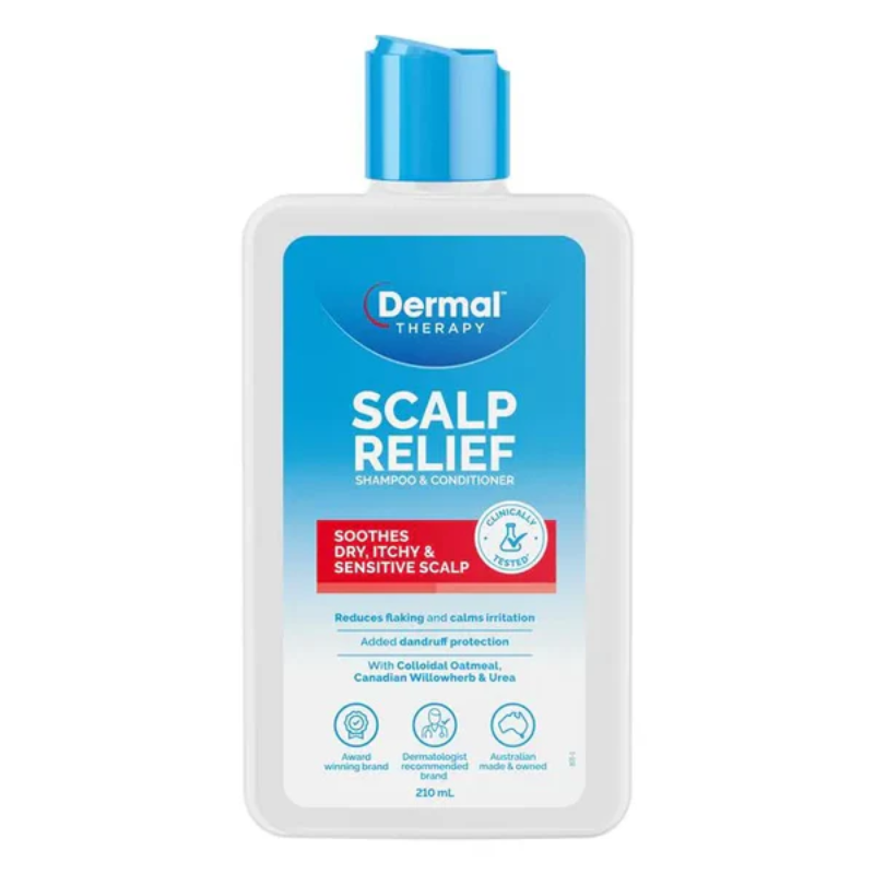 Dermal Therapy Scalp Relief Shampoo & Conditioner 210mL Dermal Therapy Scalp Relief Shampoo & Conditioner 210mL