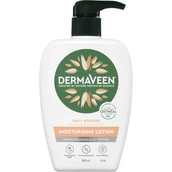 Dermaveen Cream Moisturising Lotion 500ml Pump