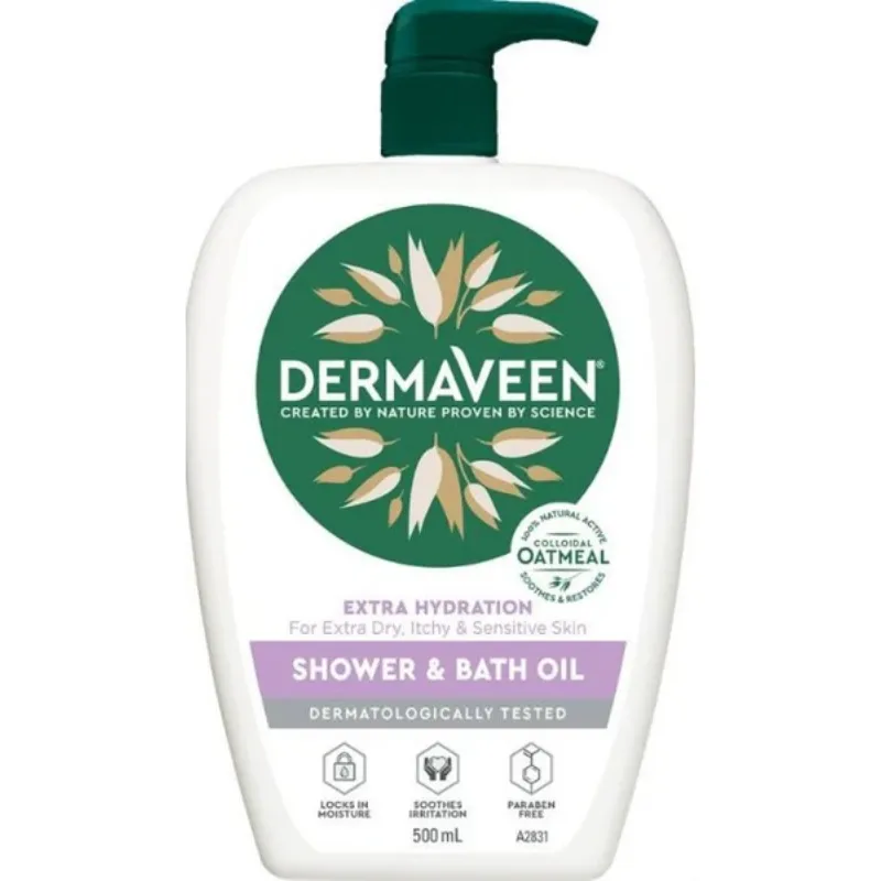 Dermaveen Extra Gentle Shower & Bath Oil 500ml Dermaveen Extra Gentle Shower & Bath Oil 500ml