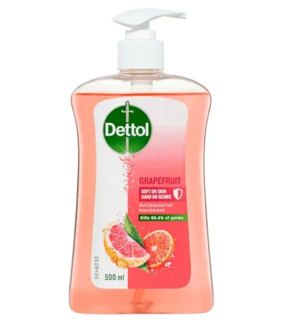 Dettol Antibacterial Liquid Handwash Pump Grapefruit 500mL