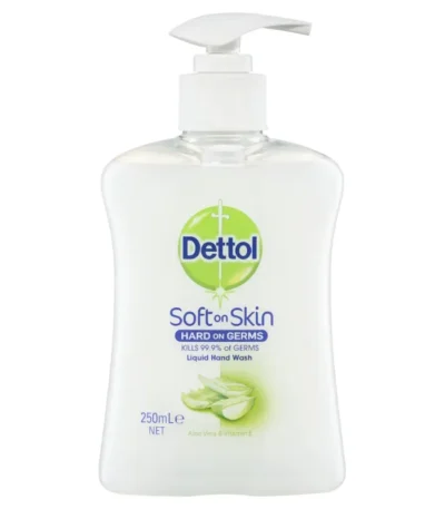 Dettol Liquid Hand Wash Aloe Vera Pump Anti-Bacterial 250ml
