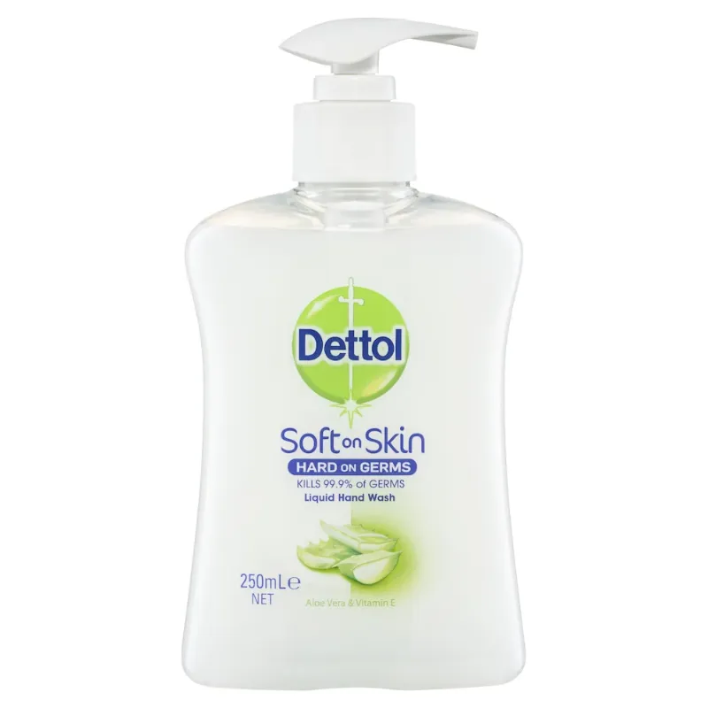Dettol Liquid Hand Wash Aloe Vera Pump Anti-Bacterial 250ml Dettol Liquid Hand Wash Aloe Vera Pump Anti-Bacterial 250ml