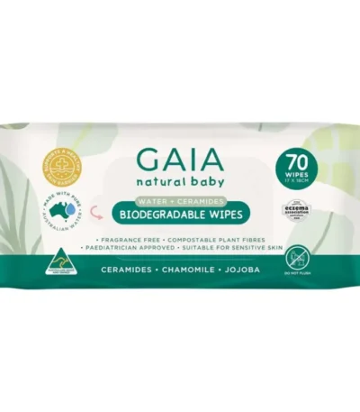 GAIA Natural Baby Biodegradable Water Wipes