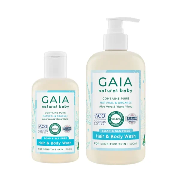 GAIA Natural Baby Hair and Body Wash Each