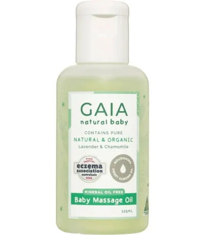 GAIA Natural Baby Massage Oil 125mL