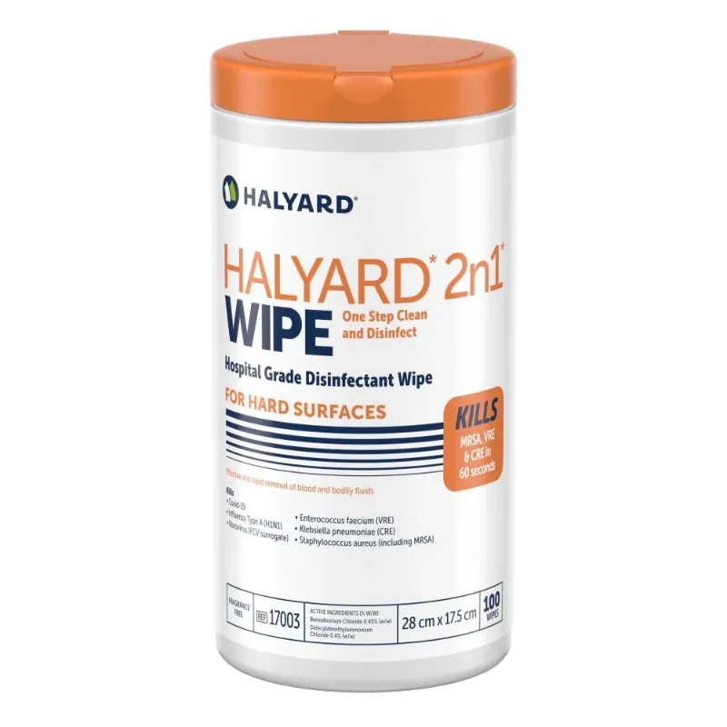 Halyard 2n1 Wipe Canister Halyard 2n1 Wipe Canister