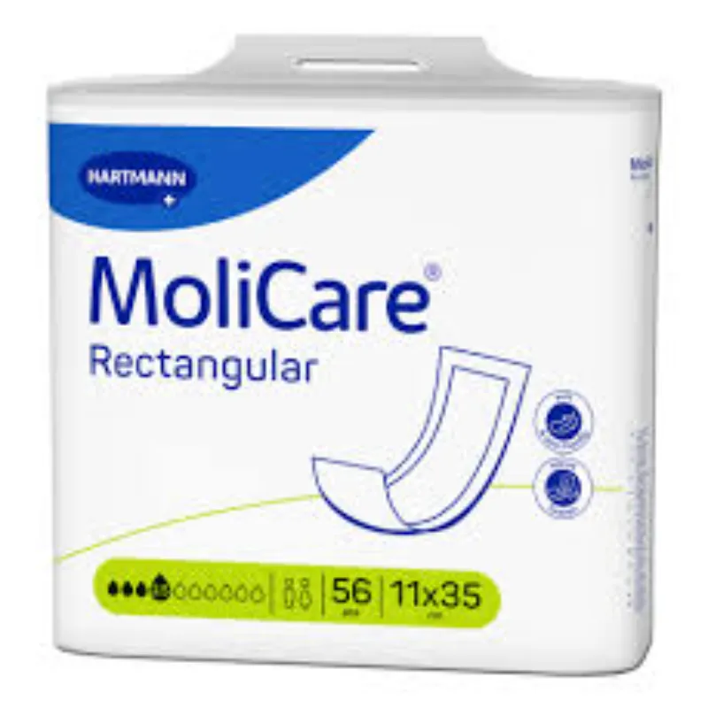 Hartmann MoliCare Rectangular Pad 3.5 Drops 11cm x 35cm Hartmann MoliCare Rectangular Pad 3.5 Drops 11cm x 35cm