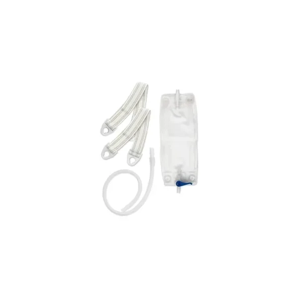 Hollister Extended Leg Bag Kit 1Xl/Bag W/Tubing 540Ml Sterile Lever Tap 9348 - Pack of 12
