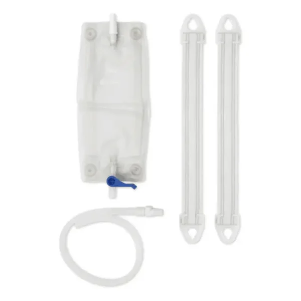 Hollister Extended Leg Bag Kit 1XlBag WTubing 900Ml Sterile Lever Tap