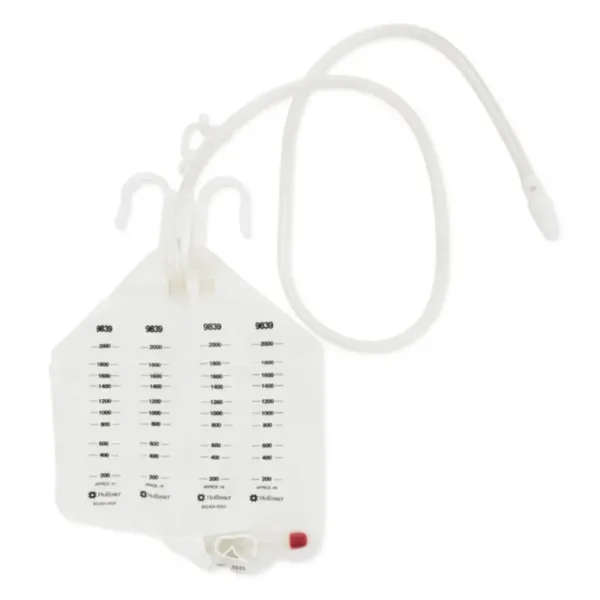 Hollister Extended Wear Drain Bag 2000mL Sterile Lever Tap