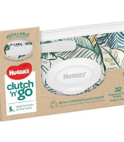 Huggies Baby Wipes Refillable Clutch