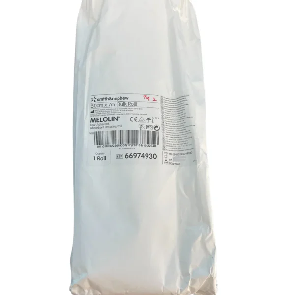 Smith & Nephew Melolin Dressing 50cmx7m Roll Non Adhesive Non Sterile, Each (66974930)