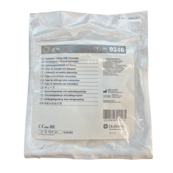 Hollister Extension Tubing and Connector Sterile 46cm (18") 9346Q