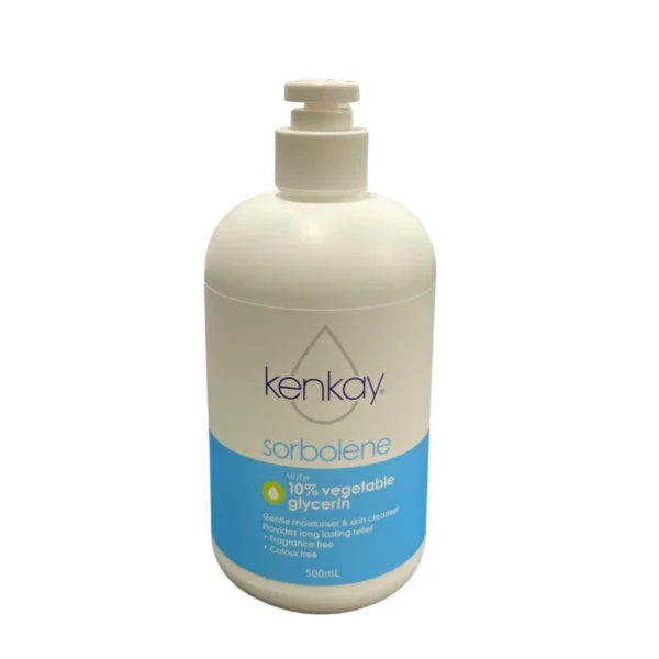 Kenkay Sorbolene Glycerine Cream 500G Pump Pack