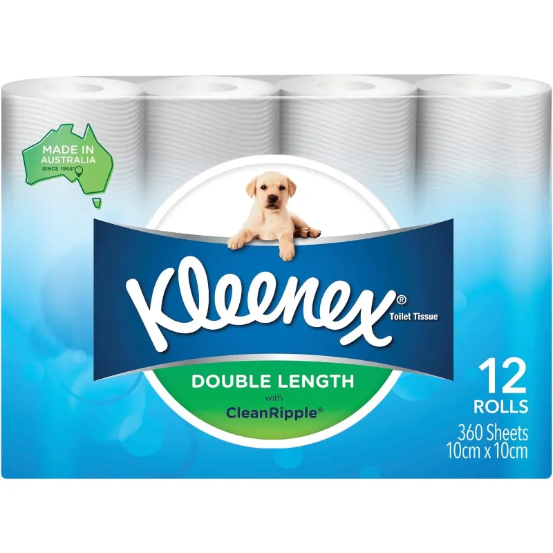 Kleenex Double Length Toilet Paper 12Rolls Kleenex Double Length Toilet Paper 12Rolls