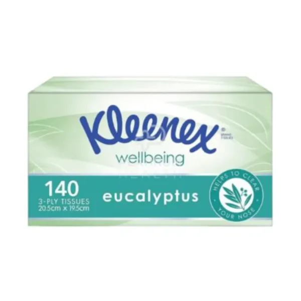Kleenex Facial Tissues Eucalyptus 3Ply