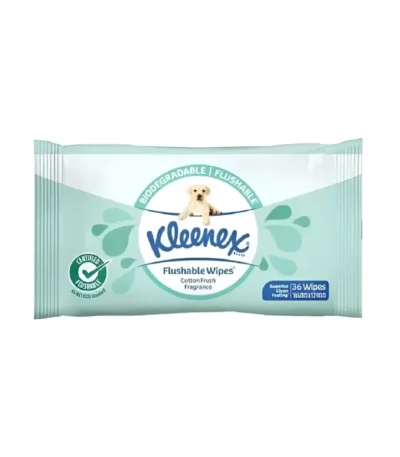 Kleenex Flushable Wipes Cotton Fres