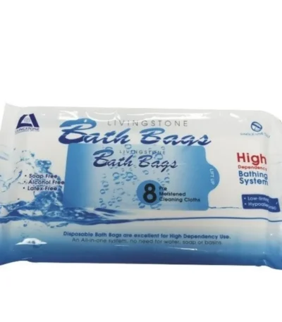 LIV Bath Bags Bathing Wipes Resealable