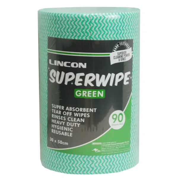 Lincon Superwipe Microfibre Cleaning Wipes Heavy Duty