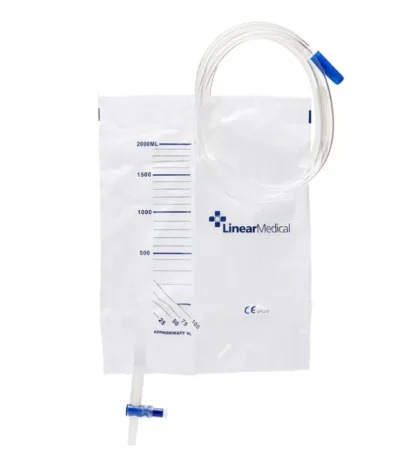Linear Medical Drainage Bag 2000mL Sterile T Tap