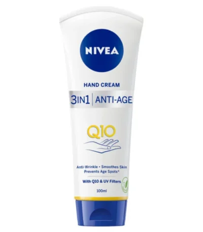 NIVEA Q10 3-in-1 Anti-age Hand Cream with UV Filters 100ml
