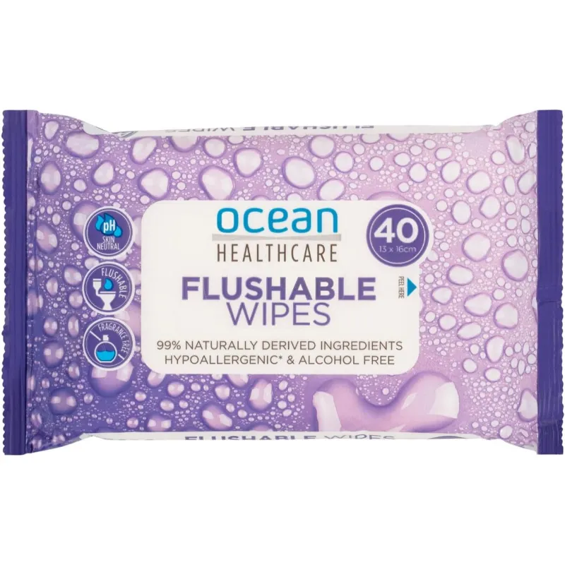 Ocean Flushable Toilet Wipes Ocean Flushable Toilet Wipes